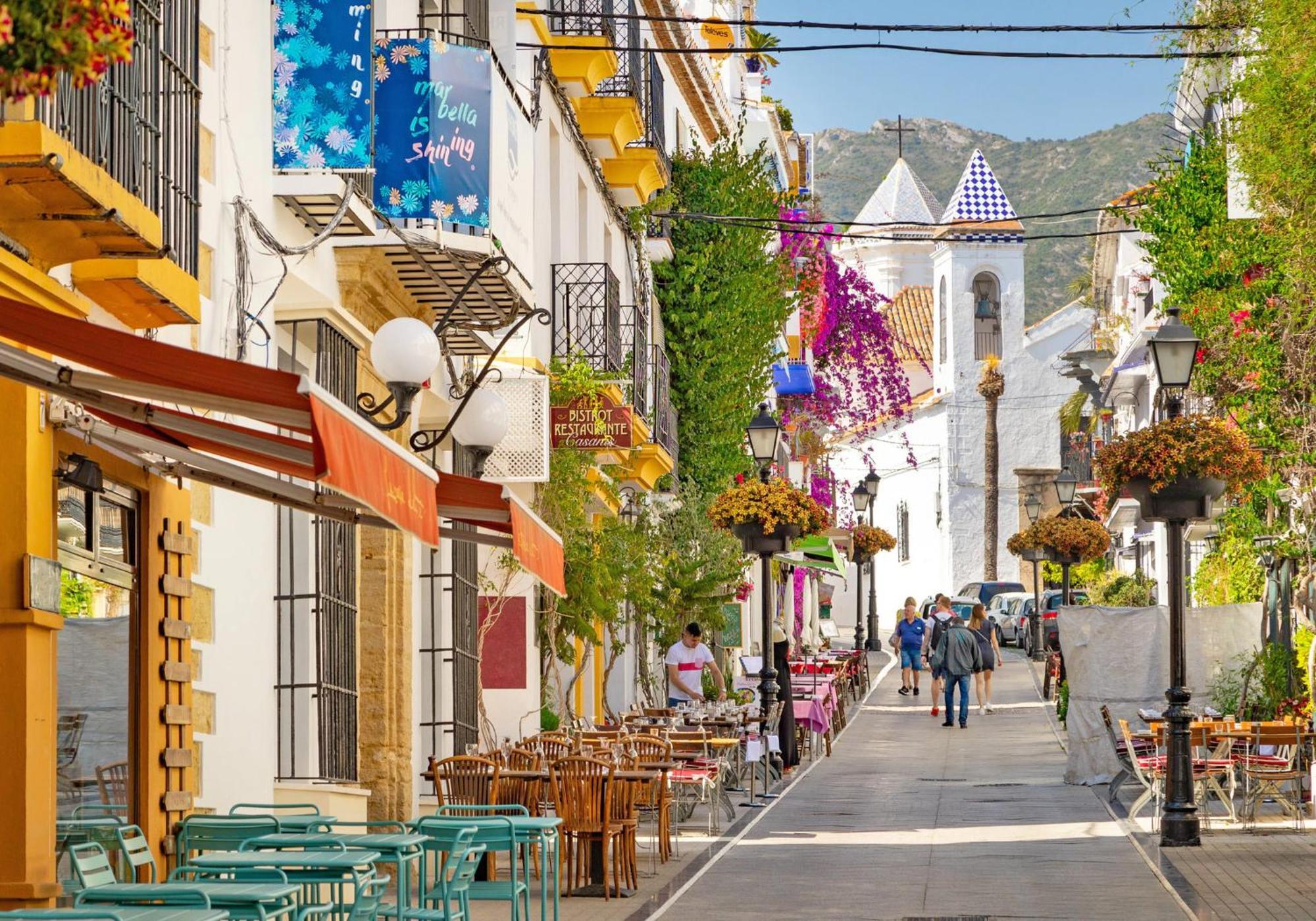 Seafront In Marbella With Pool And Garage Daire Dış mekan fotoğraf